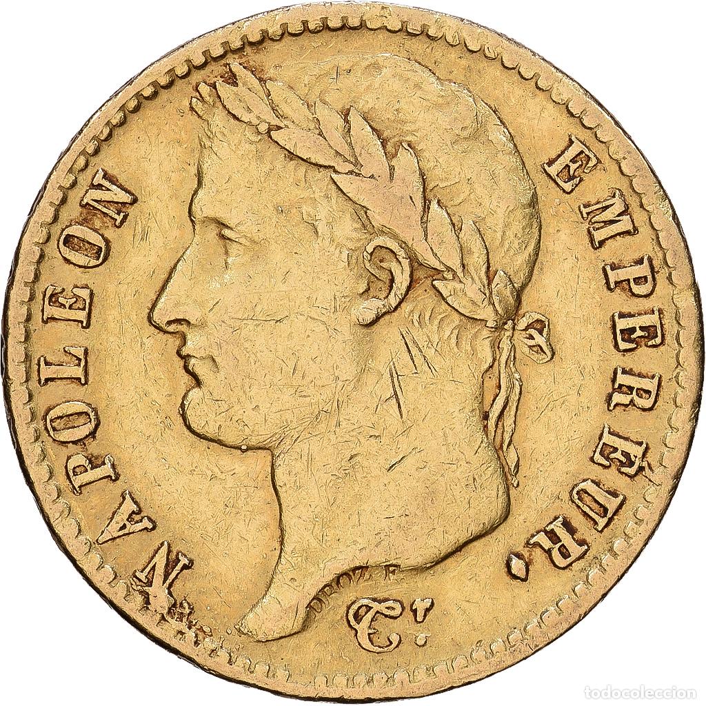 Monedas antiguas de Europa: [#1168085] Francia, Napoleon I, 20 Francs, 1812, Paris, Oro, MBC, Gadoury:1025, KM:695.1