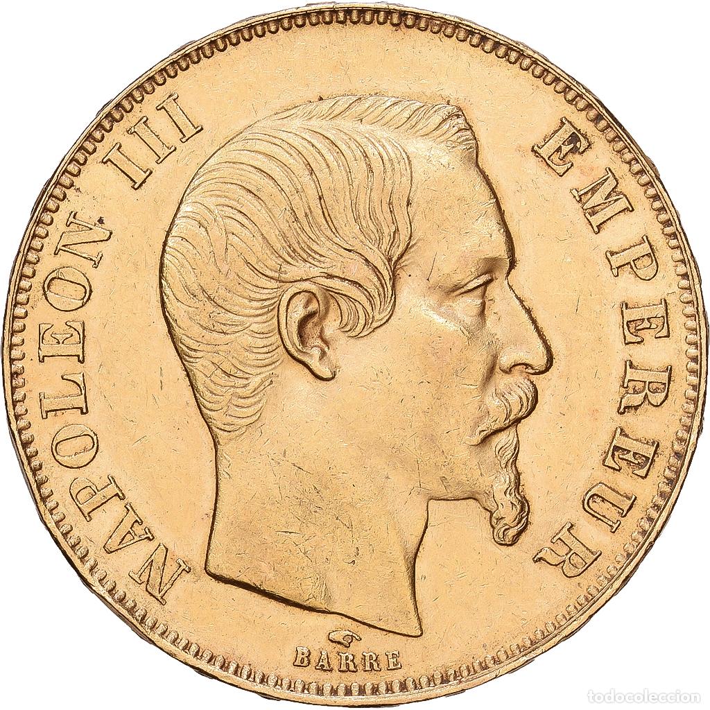 Monedas antiguas de Europa: [#1118313] Moneda, Francia, Napoleon III, 50 Francs, 1858, Paris, MBC+, Oro, KM:785.1
