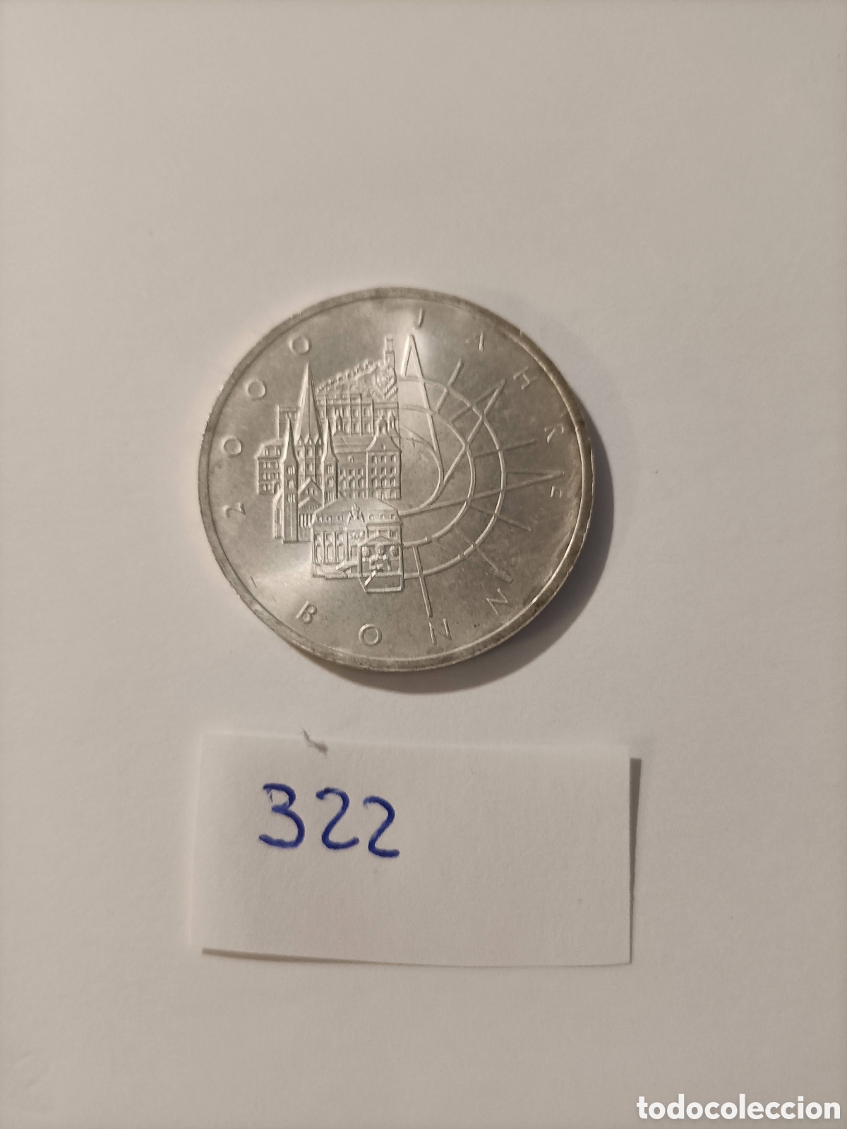 Monedas antiguas de Europa: Moneda de 10 Marcos alemanes / 322