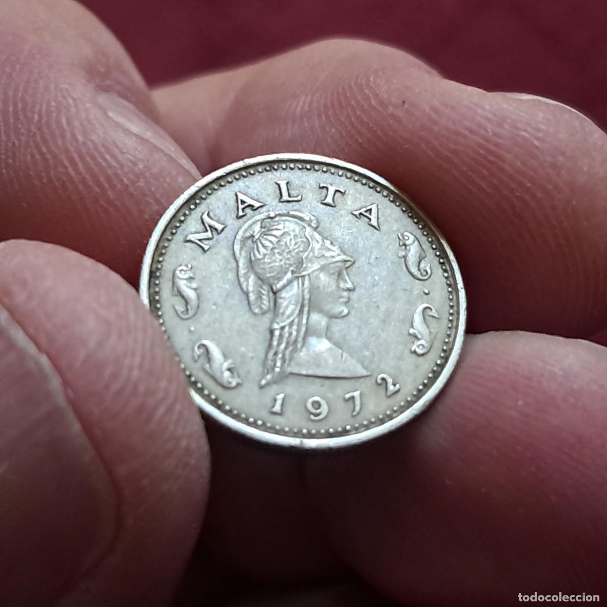 Monete antiche di Europa: MONEDA DE MALTA 2 CENTS 1972, F KM# 9, Sch&ouml;n# 9, N# 1778.