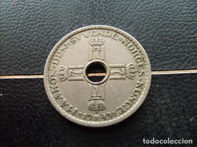 Monedas antiguas de Europa: NORUEGA 1 CORONA 1949