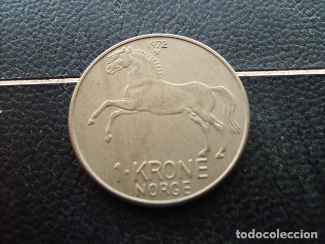 Monedas antiguas de Europa: NORUEGA 1 CORONA 1972