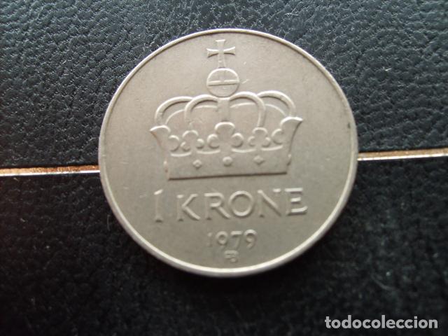 Monedas antiguas de Europa: NORUEGA 1 CORONA 1979
