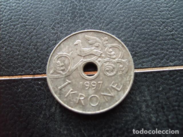 Monedas antiguas de Europa: NORUEGA 1 CORONA 1997