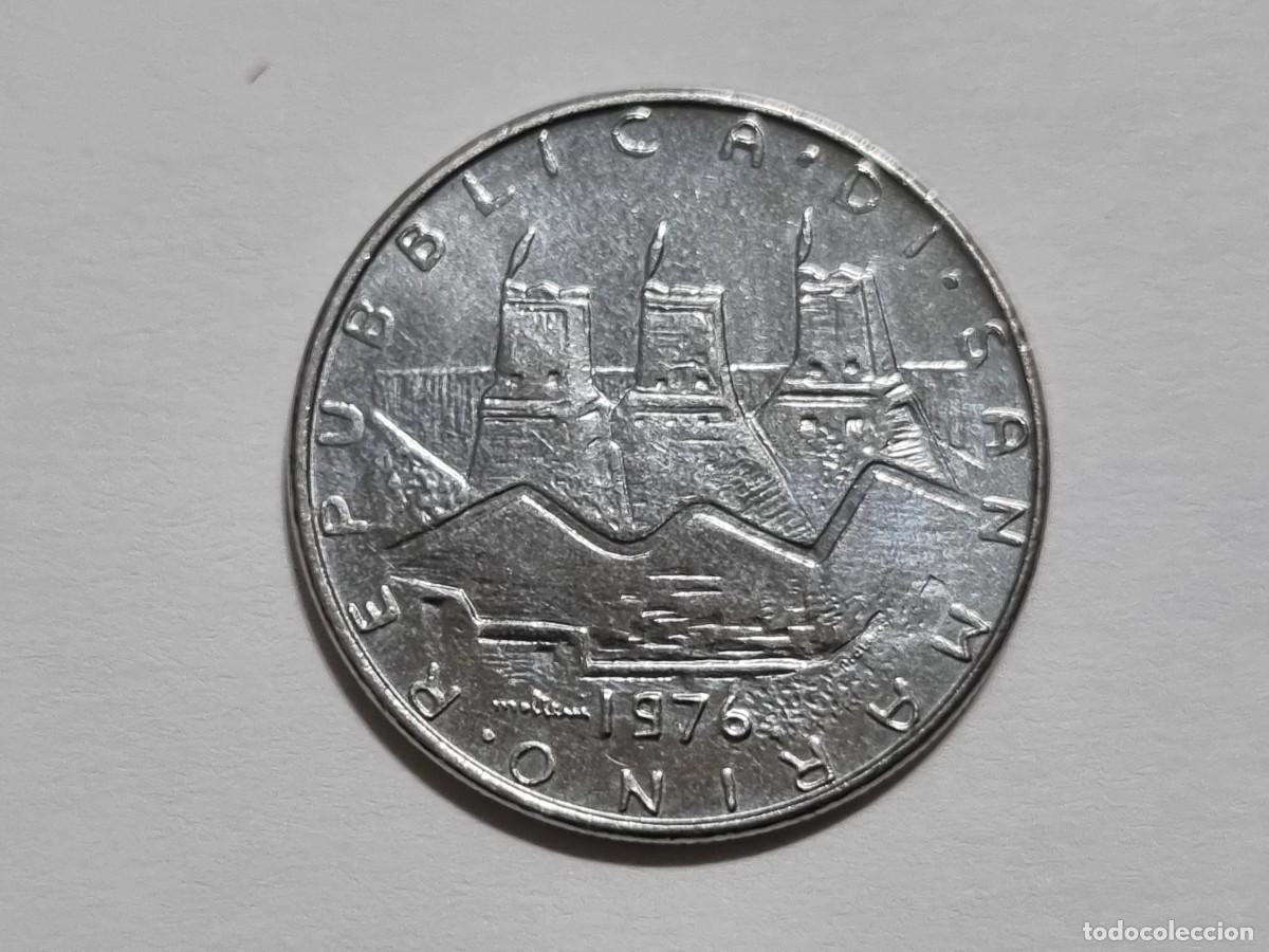 Monedas antiguas de Europa: Antigua Moneda SC Republica San Marino 100 Liras 1976 Coleccionista
