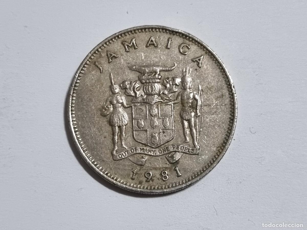 Monedas antiguas de Europa: Antigua Moneda Jamaicana 20 Veinte Cents Centimos 1981 Jamaica Coleccionista