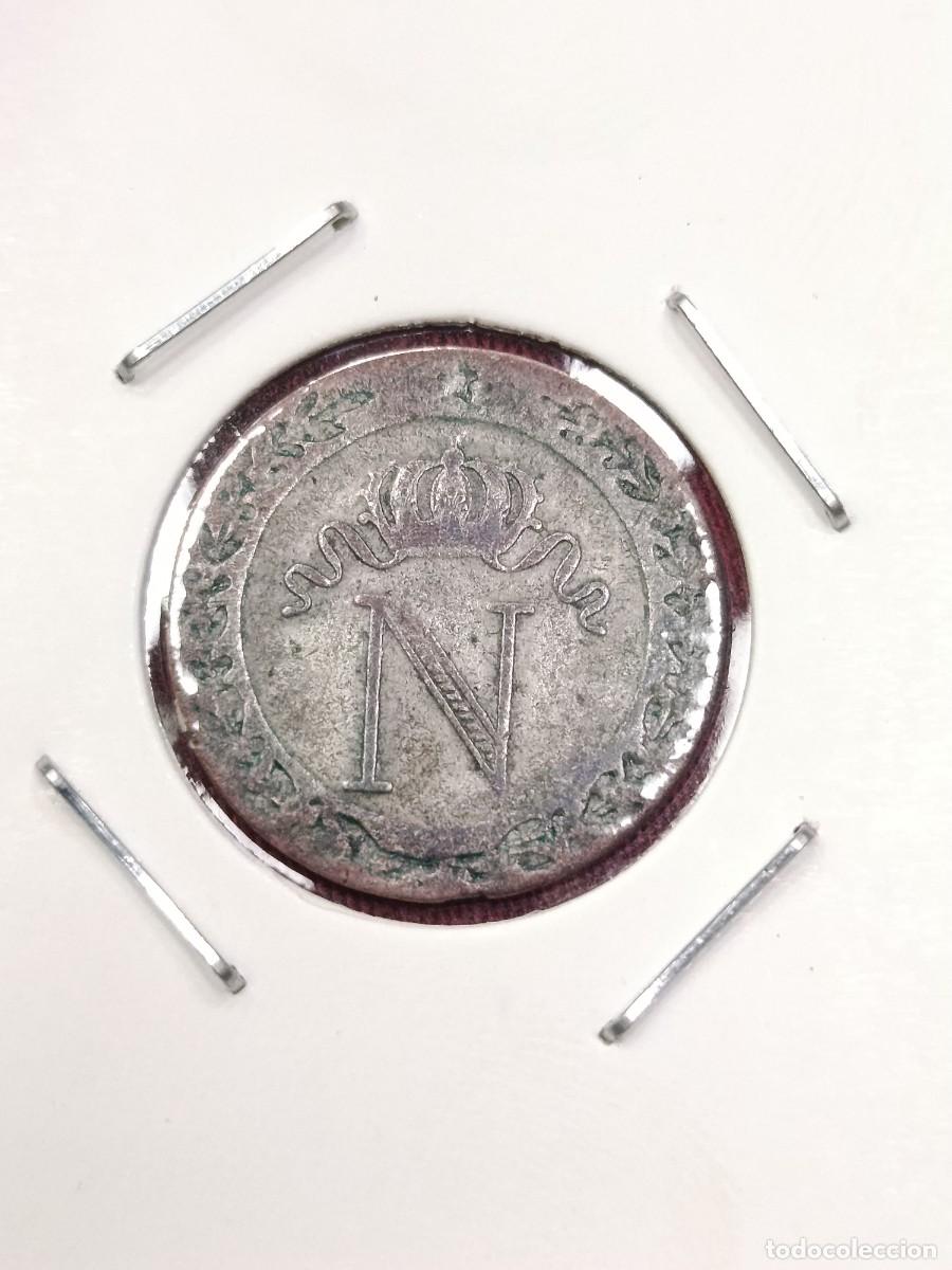 Moedas antigas da Europa: 10 c&eacute;ntimos vell&oacute;n.Francia.Napole&oacute;n. 1808.