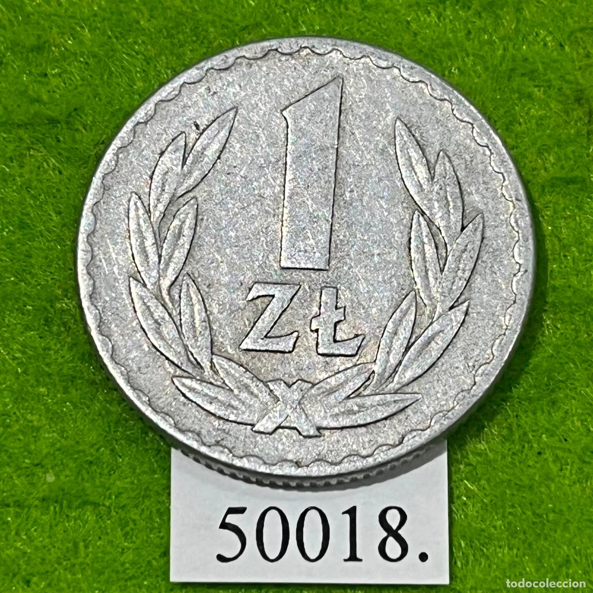 Monedas antiguas de Europa: Polonia 1 sloty 1949, Złote