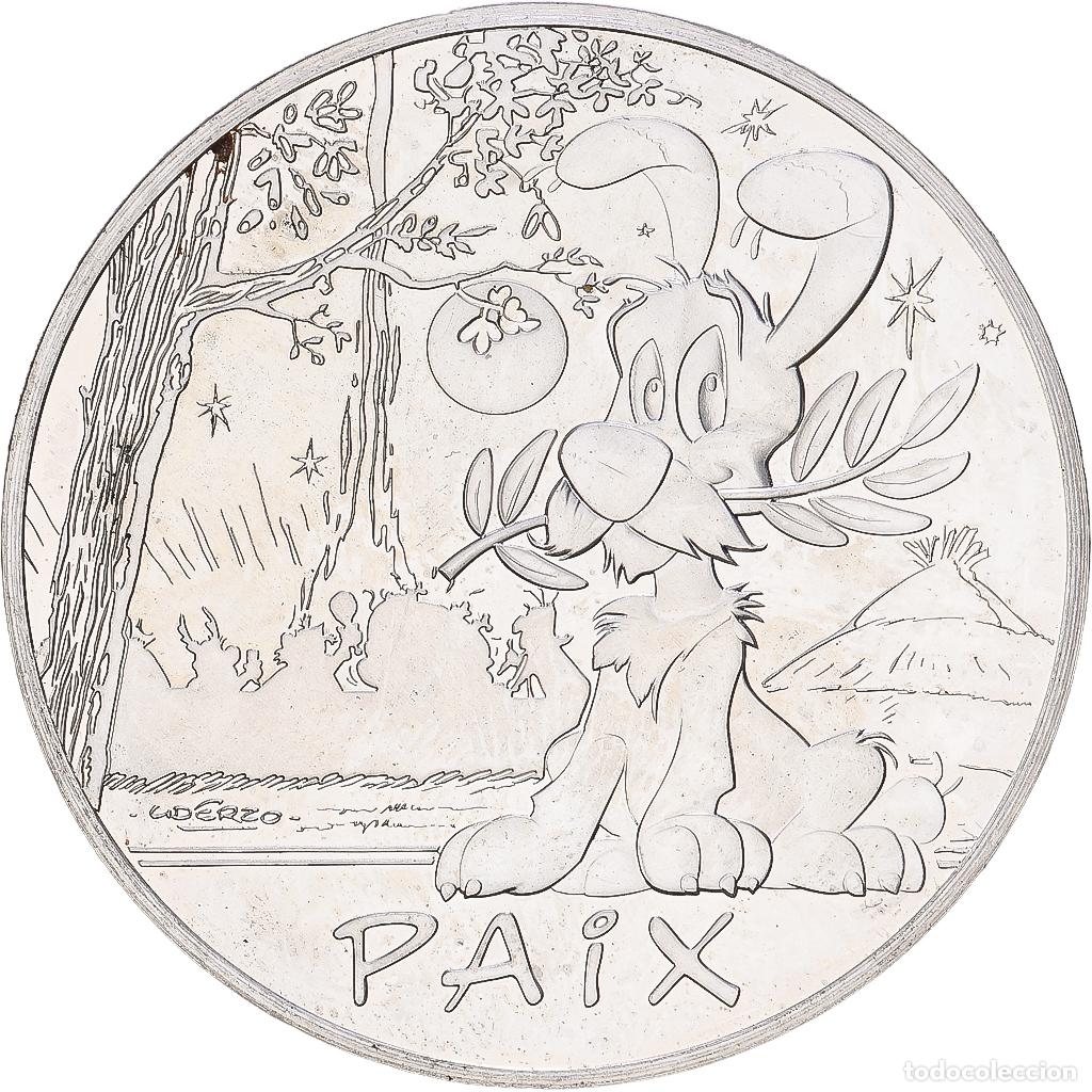 Monedas antiguas de Europa: [#1168125] Francia, 50 Euro, Ast&eacute;rix et la paix, 2015, Monnaie de Paris, Plata, MBC+