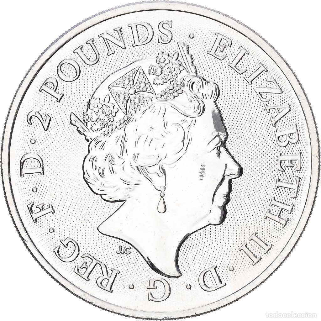 Monedas antiguas de Europa: [#1168102] Gran Breta&ntilde;a, 2 Pounds - 1 Oz, Maid Marian, 2022, Royal Mint, Plata, SC