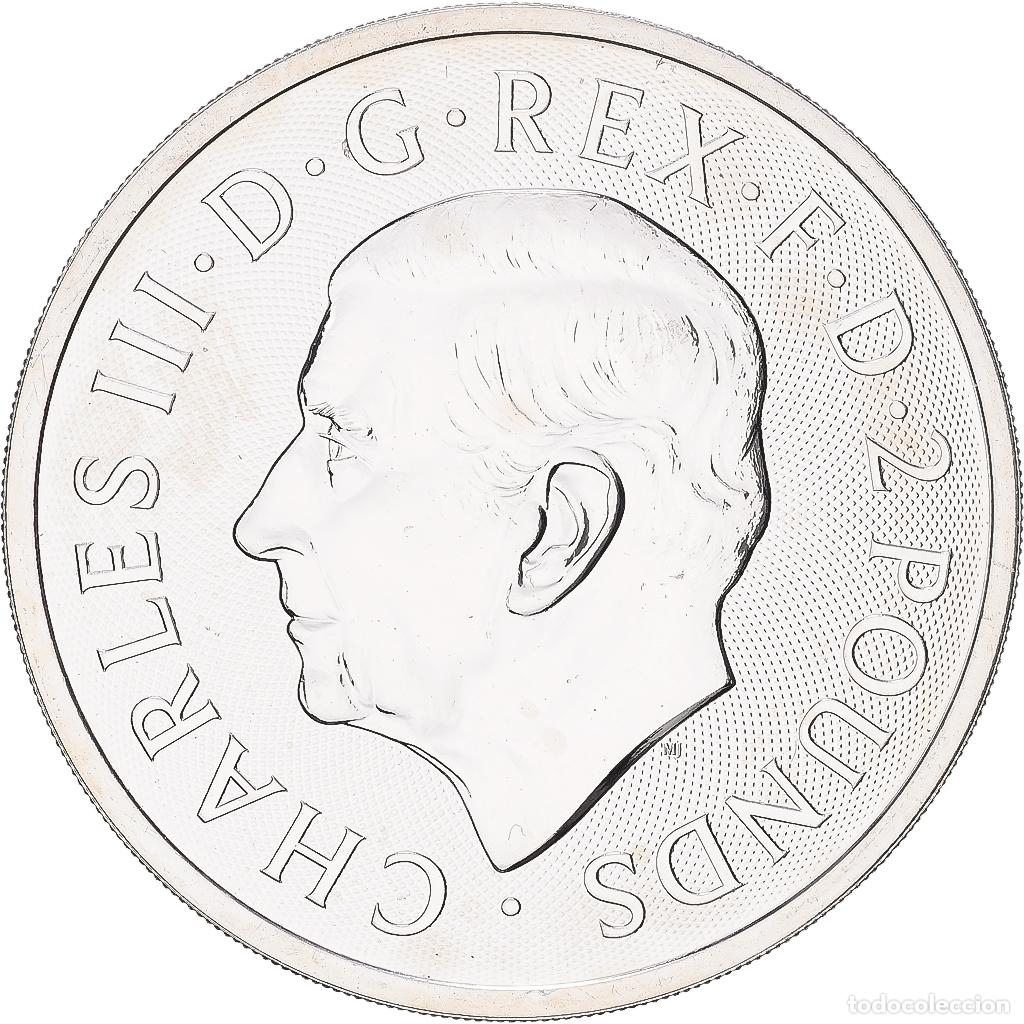 Monedas antiguas de Europa: [#1168104] Gran Breta&ntilde;a, 2 Pounds - 1 Oz, Morgan Le Fay, 2024, Royal Mint, Plata, EBC+
