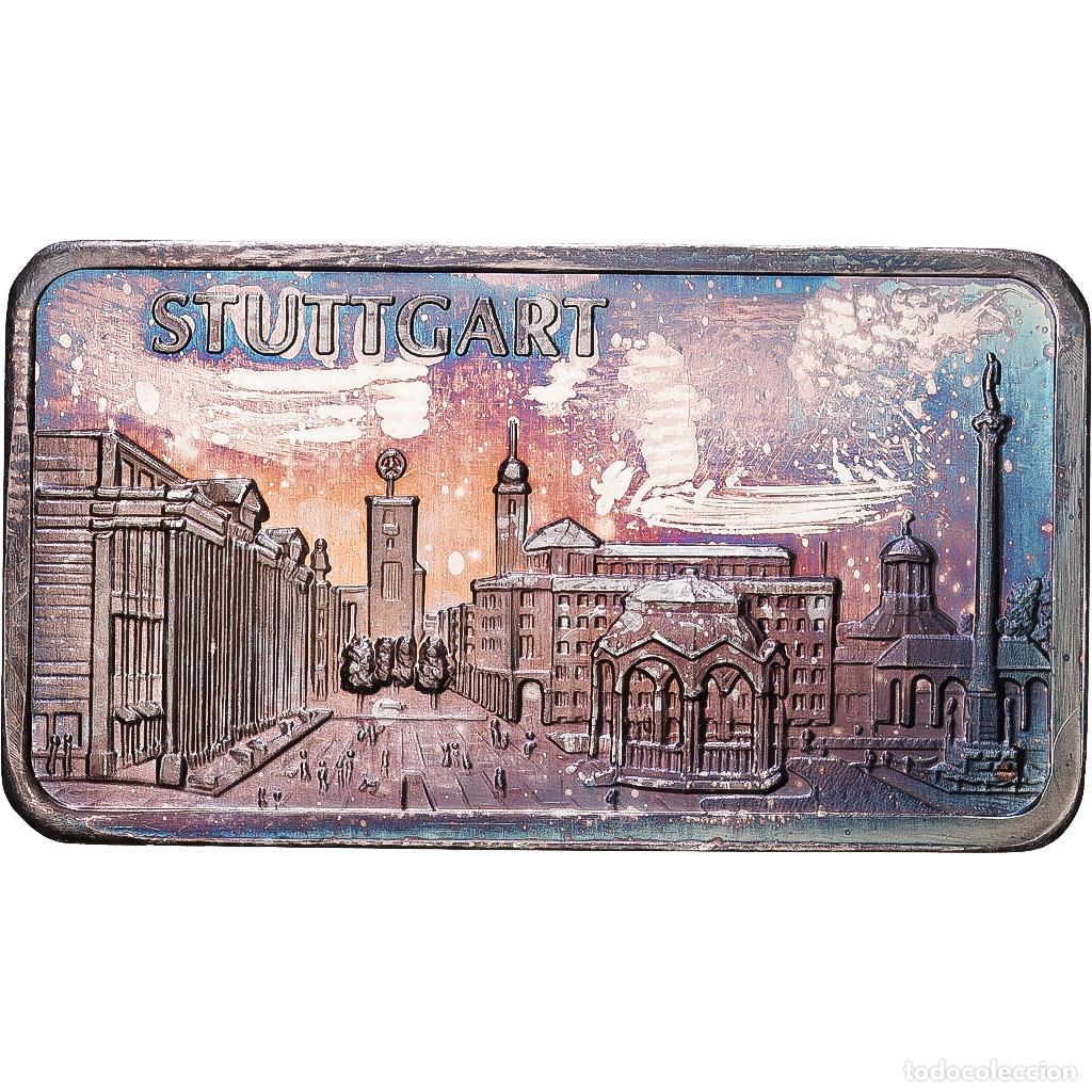 Monedas antiguas de Europa: [#1168106] Alemania, Once, STUTTGART, Plata, MBC+