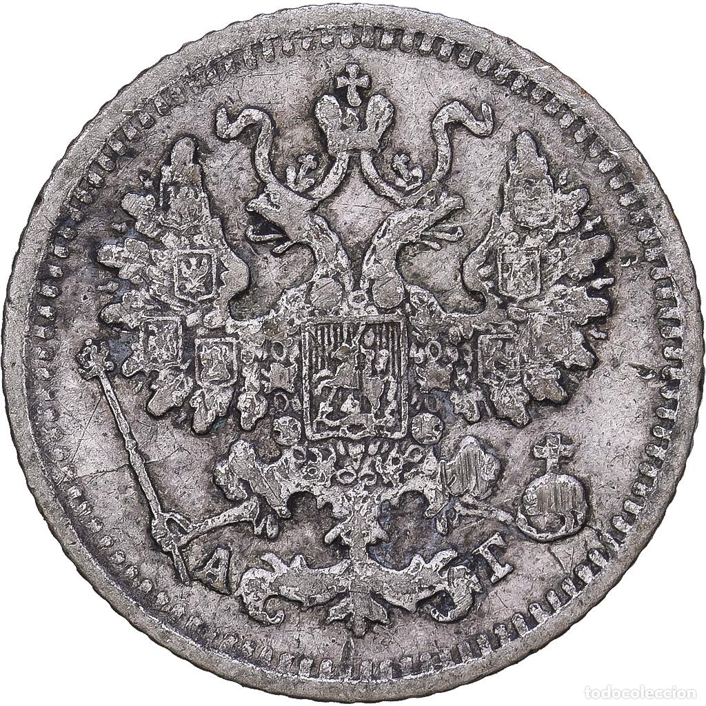 Monedas antiguas de Europa: [#1167959] Rusia, Alexander III, 5 Kopeks, 1890, Saint Petersburg, Plata, BC+