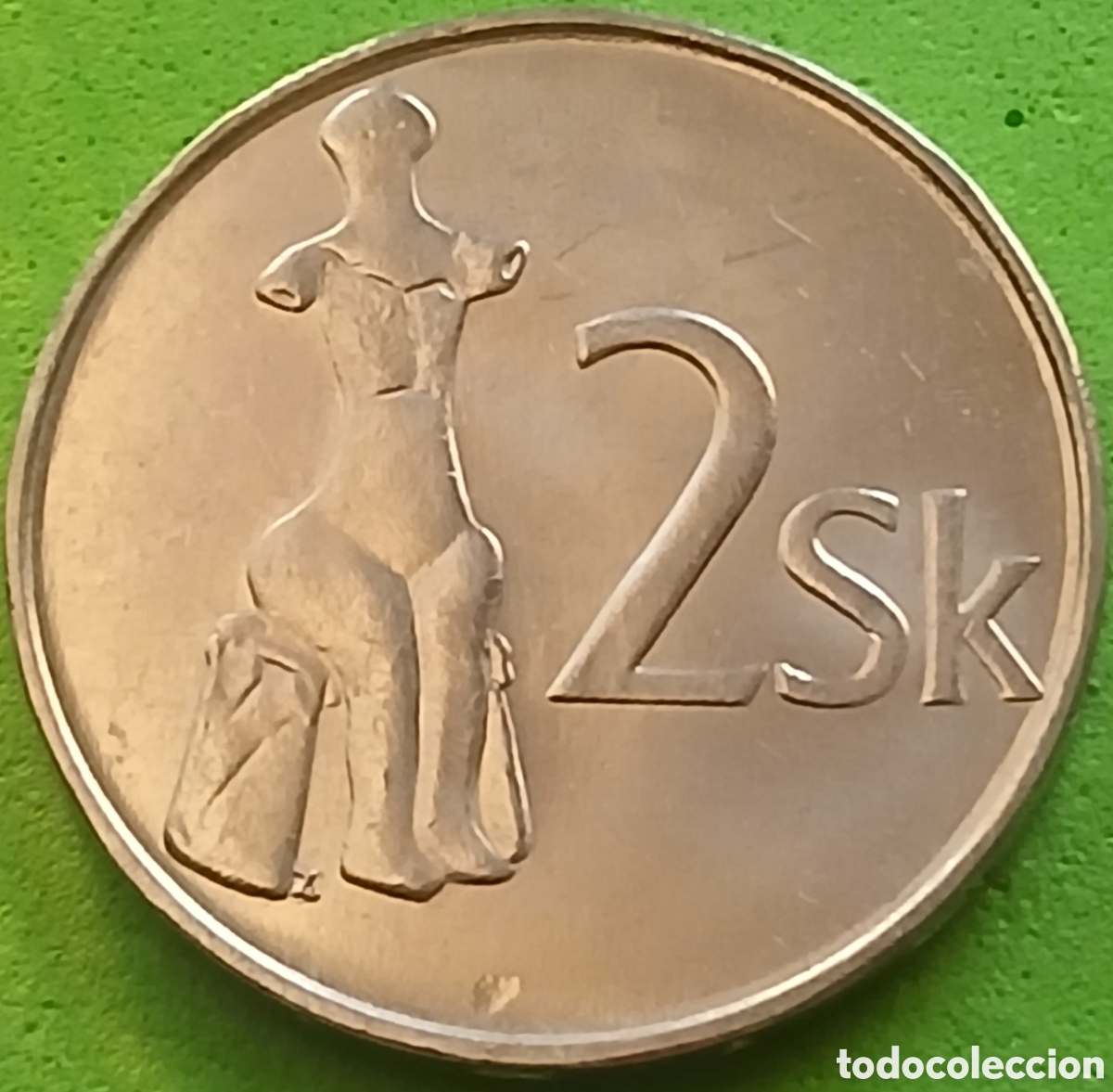 Monedas antiguas de Europa: Eslovaquia 2 coronas 1993 km#13