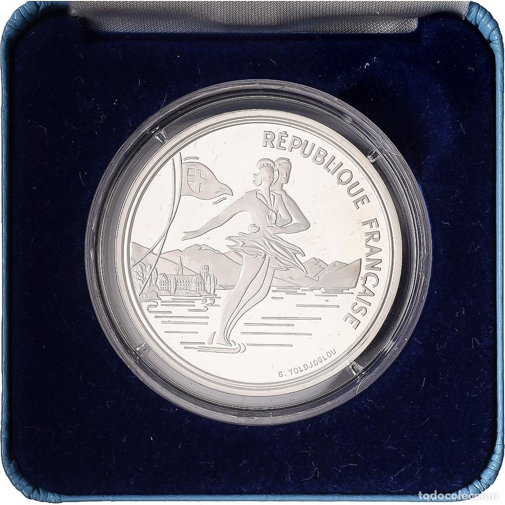 Monedas antiguas de Europa: [#1548219] Francia, 100 Francs, 1992 Olympics, Albertville, Figure skating, 1989, MDP