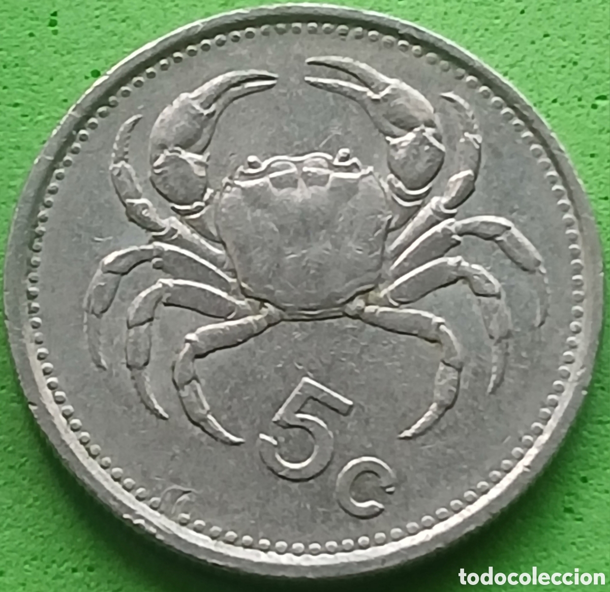 Monedas antiguas de Europa: Malta 5 cents 1986 km#77