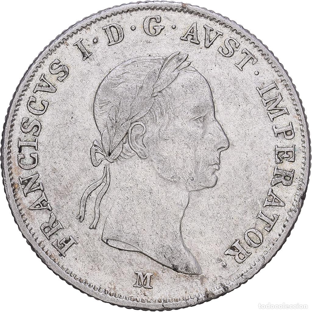 Monedas antiguas de Europa: [#1118377] Austria, Franz II (I), 20 Kreuzer, 1831, Milan, Plata, MBC, KM:2147