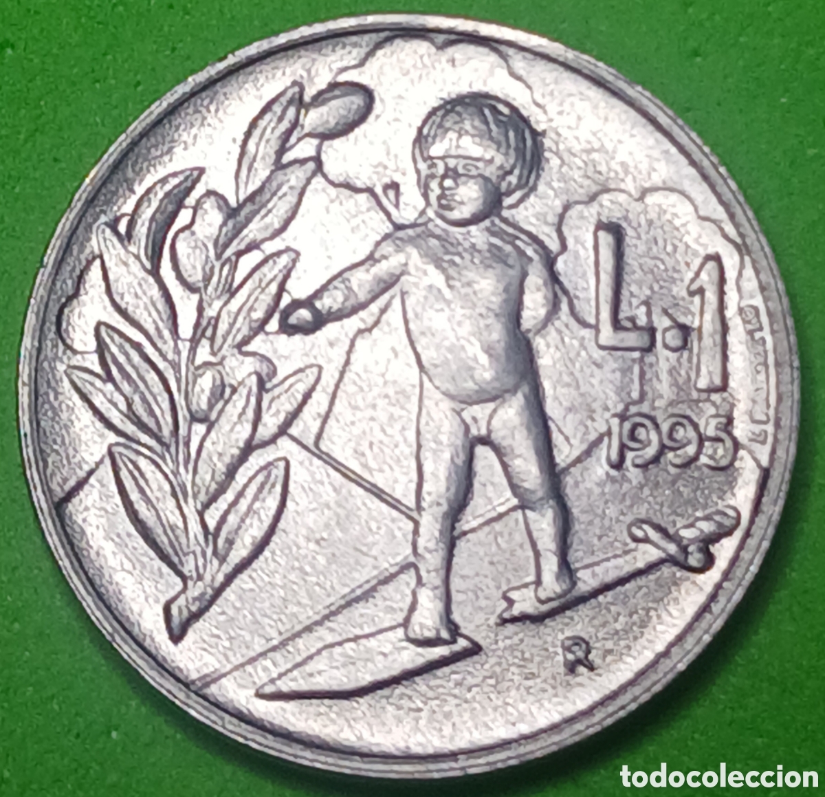 Monedas antiguas de Europa: San Marino 1 lira 1995 km#322