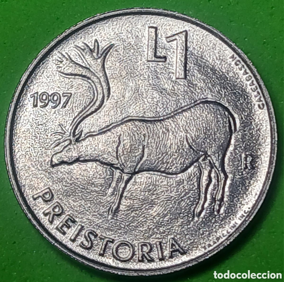 Monedas antiguas de Europa: San Marino 1 lira 1997 km#359 poco com&uacute;n!!