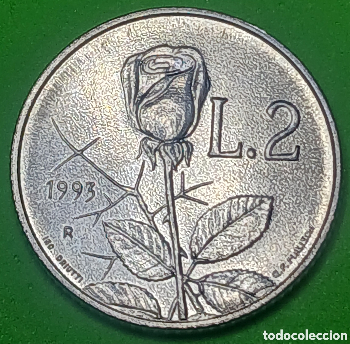 Monedas antiguas de Europa: San Marino 2 liras 1993 km#294