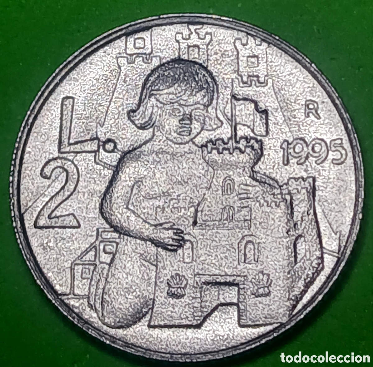 Monedas antiguas de Europa: San Marino 2 liras 1995 km#323