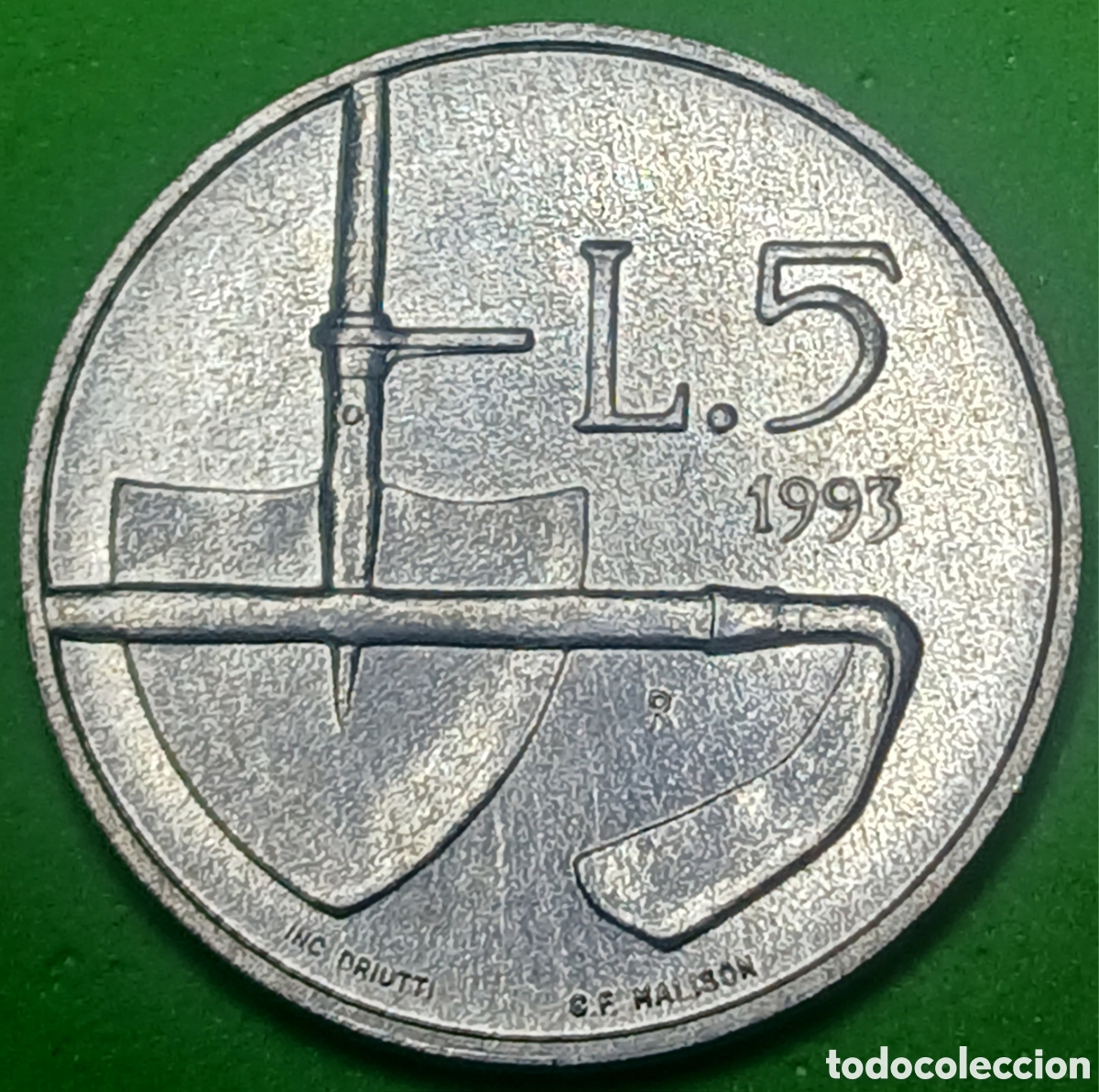 Monedas antiguas de Europa: San Marino 5 liras 1993 km#295