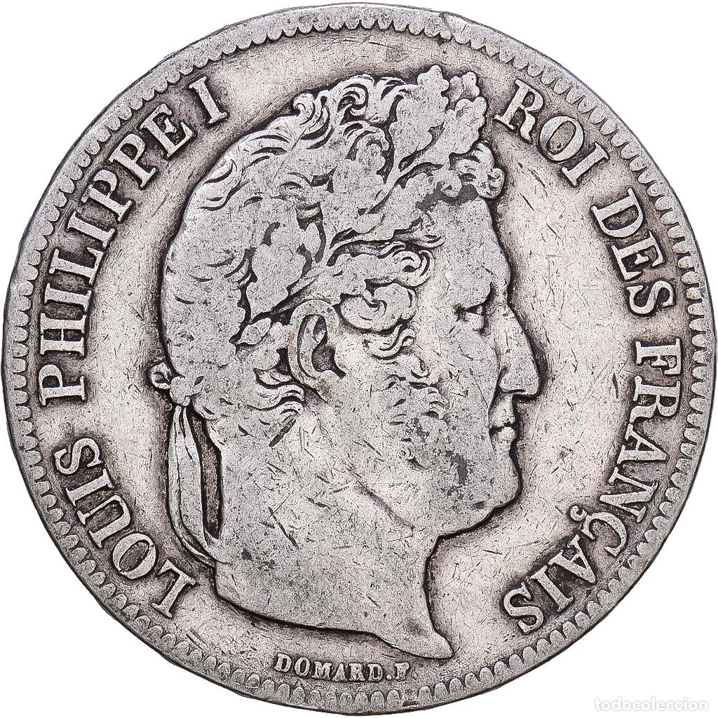 Monedas antiguas de Europa: [#1168199] Moneda, Francia, Louis-Philippe, 5 Francs, 1840, Lille, BC+, Plata, KM:749.13