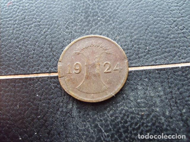 Monedas antiguas de Europa: ALEMANIA ( REP DE WEIMAR ) 1 RENTENPFENNIG 1924 A