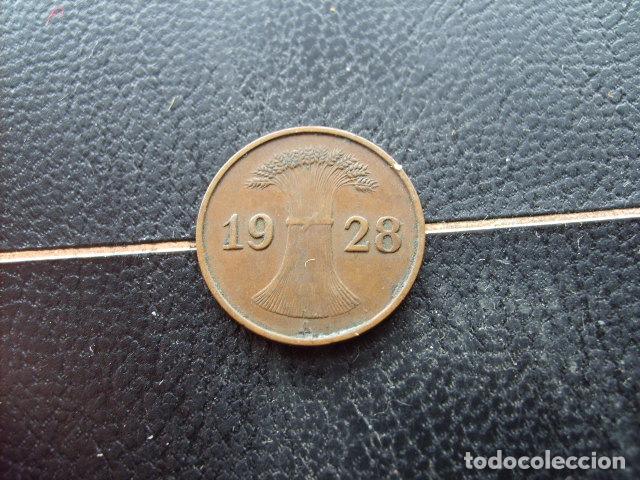 Monedas antiguas de Europa: ALEMANIA ( REP DE WEIMAR ) 1 REICHSPFENNIG 1928 A