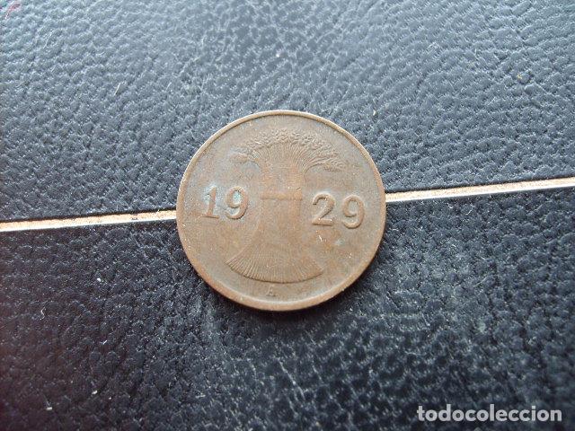 Monedas antiguas de Europa: ALEMANIA ( REP DE WEIMAR ) 1 REICHSPFENNIG 1929 A