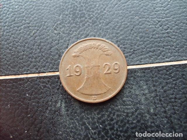 Monedas antiguas de Europa: ALEMANIA ( REP DE WEIMAR ) 1 REICHSPFENNIG 1929 D