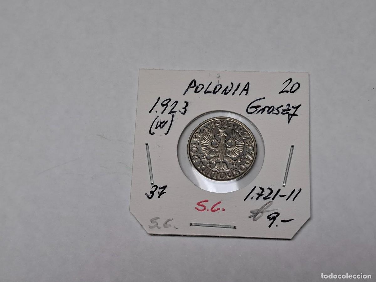 Monedas antiguas de Europa: 20 GROSZY de 1923 W KM 37 POLONIA en SIN CIRCULAR