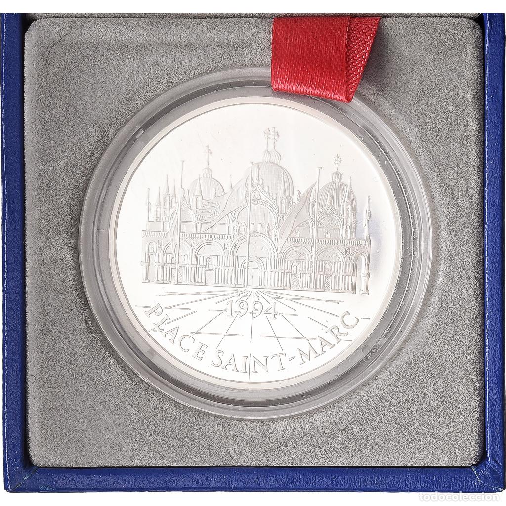 Monedas antiguas de Europa: [#1168139] Francia, 100 Francs-15 Ecus, Place Saint-Marc, 1994, MDP, Prueba, Plata, FDC