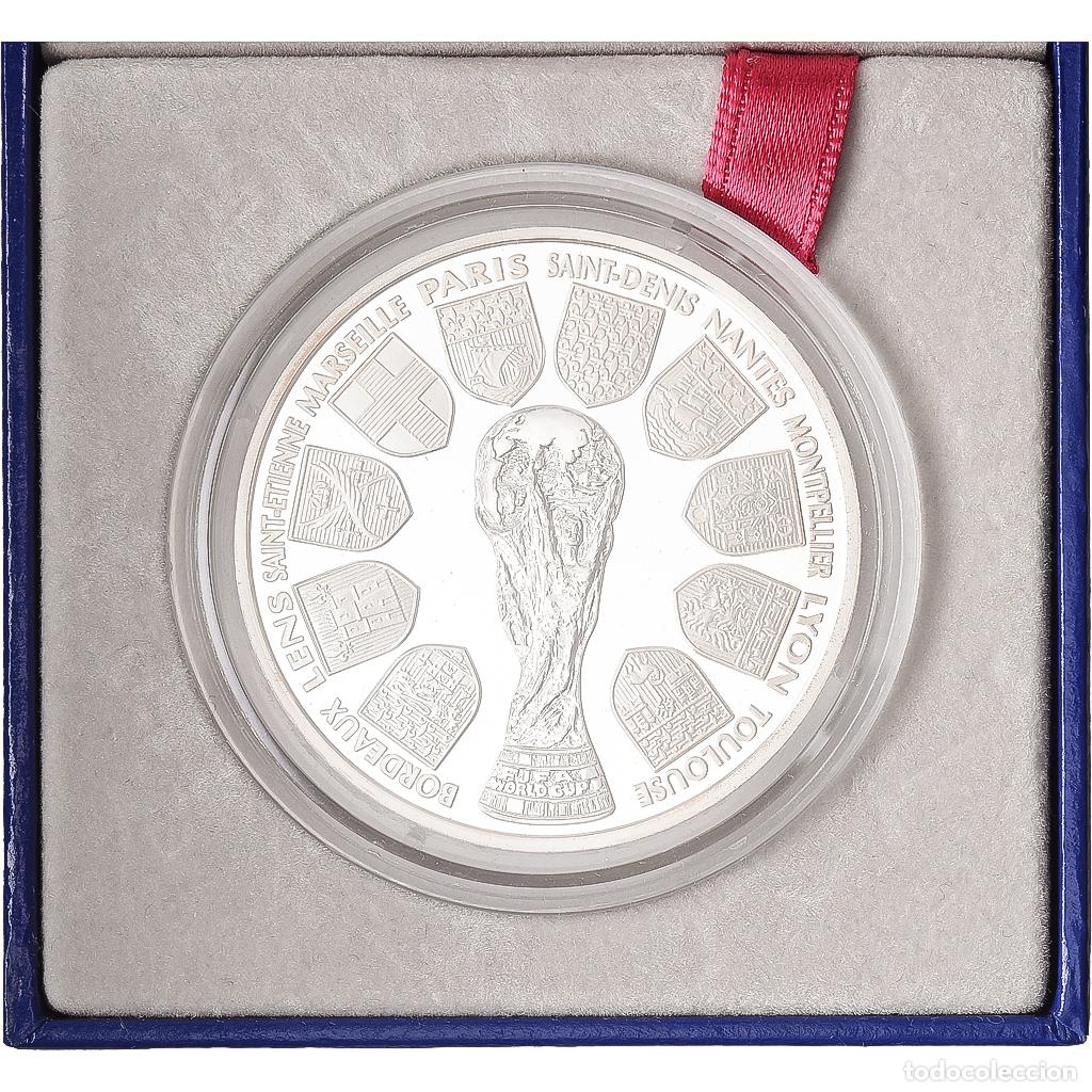 Monedas antiguas de Europa: [#1168146] Francia, 10 Francs, Coupe du Monde 1998, 1998, Paris, BE, Plata, FDC