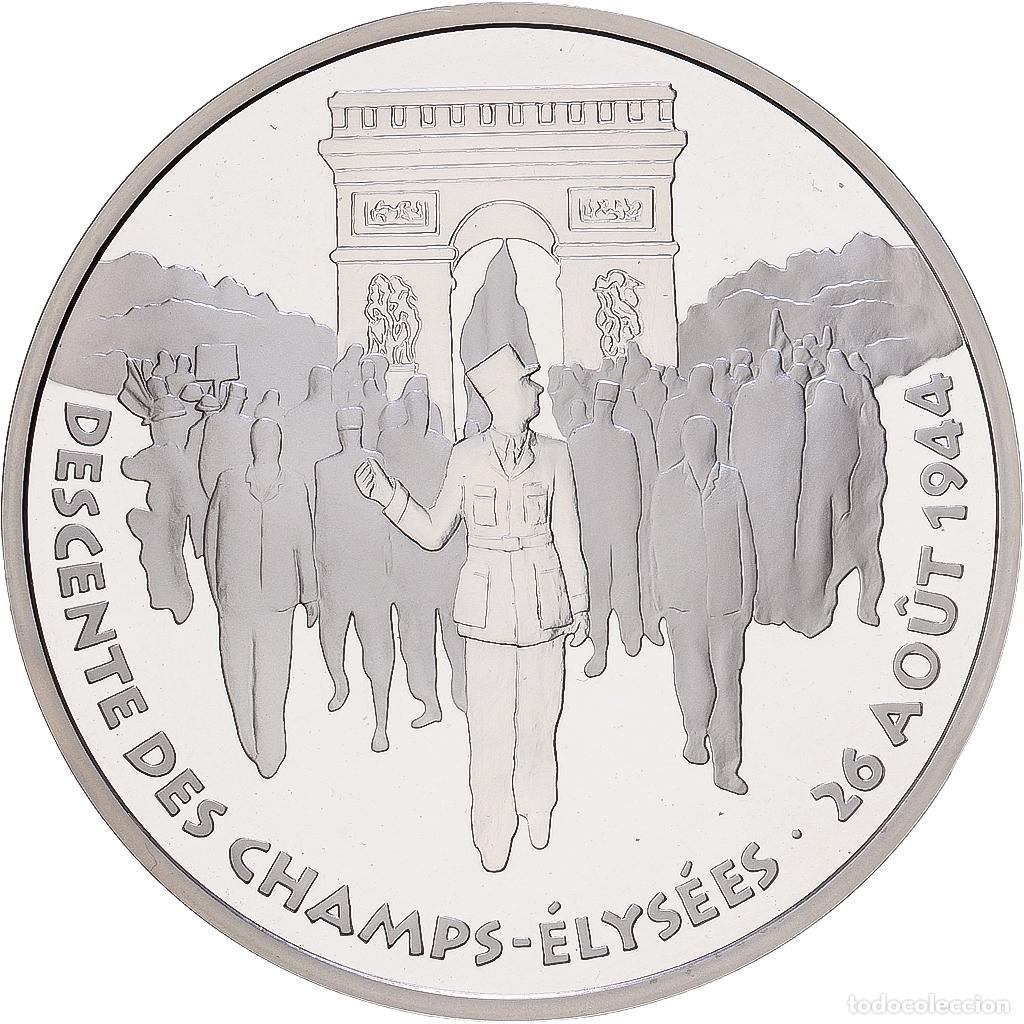 Monedas antiguas de Europa: [#1168112] Francia, 100 Francs, Lib&eacute;ration de Paris, 1994, Paris, Plata, FDC, KM:1045.2
