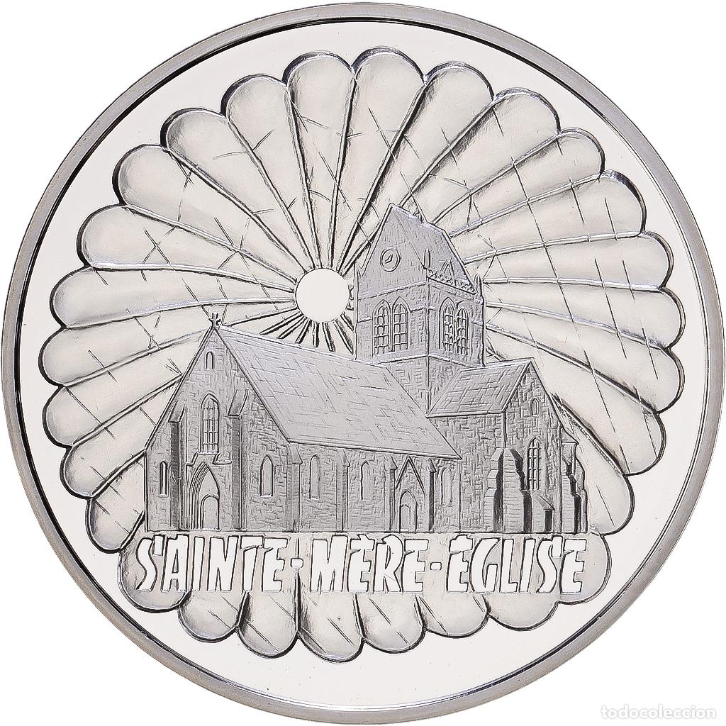 Monedas antiguas de Europa: [#1168113] Francia, 100 Francs, Sainte-M&egrave;re-&Eacute;glise, 1994, Monnaie de Paris, BE, Plata