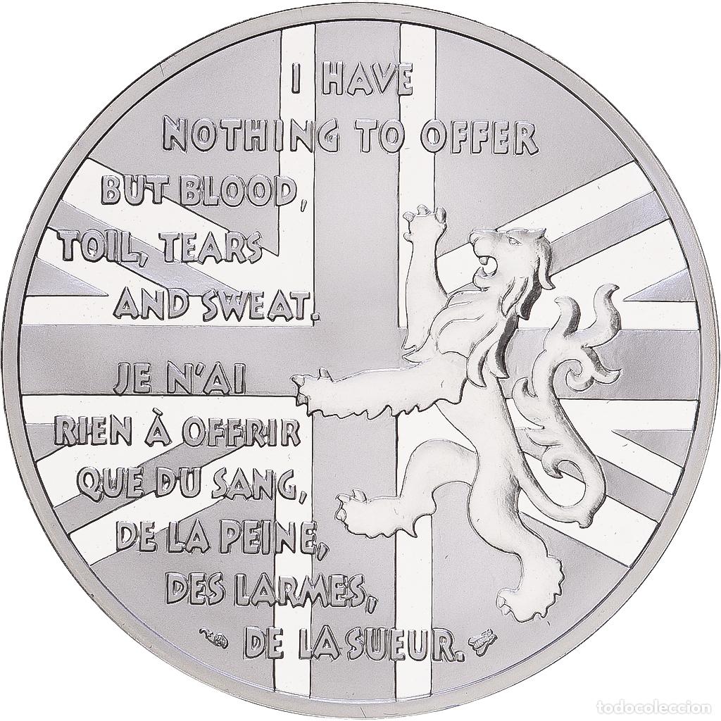 Monedas antiguas de Europa: [#1168115] Francia, 100 Francs, Churchill, 1994, Monnaie de Paris, Prueba, Plata, FDC