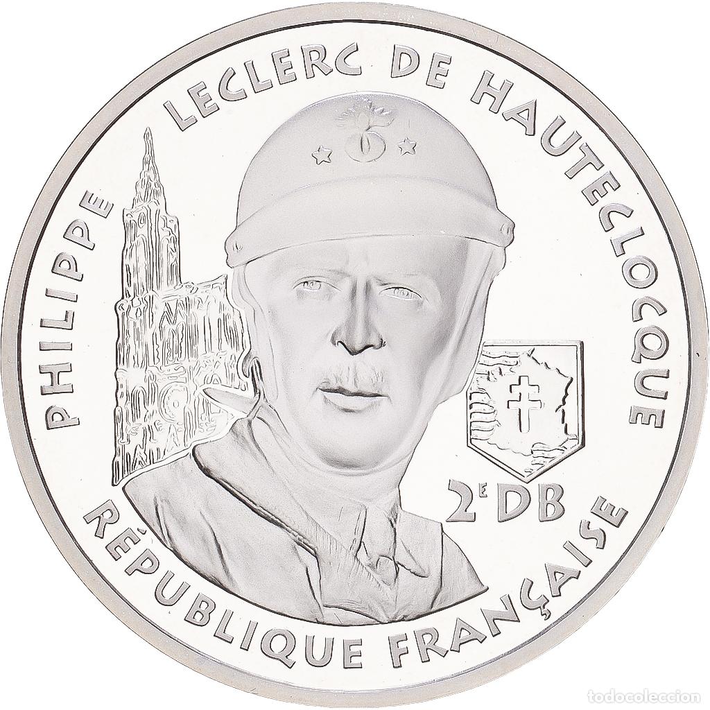 Monedas antiguas de Europa: [#1168119] Francia, 100 Francs, Philippe Leclerc de Hauteclocque, 1994, Paris, BE, Plata