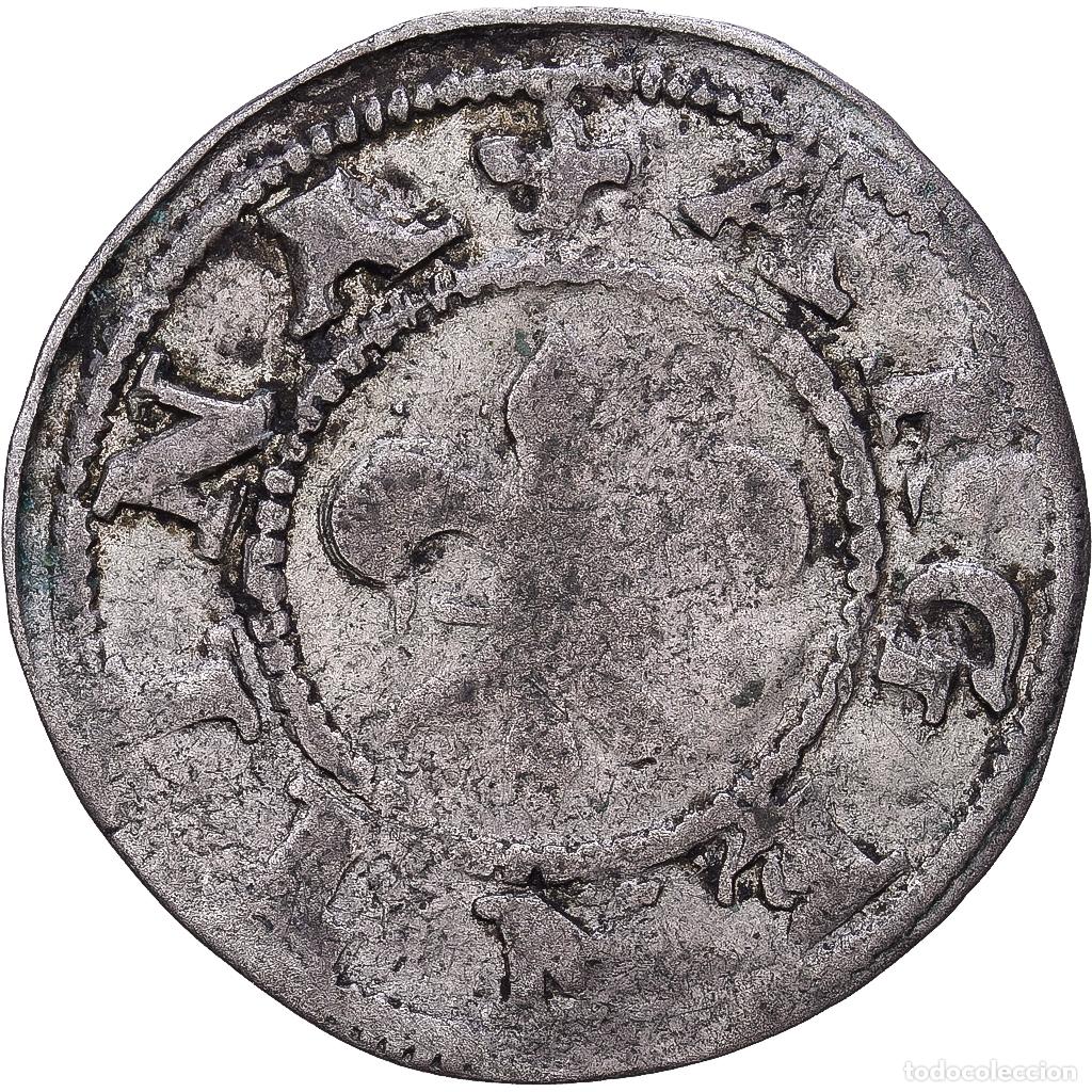Monedas antiguas de Europa: [#1167925] Estados alemanes, kreuzer au lys, ca. 1660, Strasbourg, Plata, BC+
