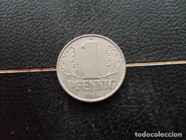 Monedas antiguas de Europa: ALEMANIA ( REP. DEMOCRATICA ) 1 PFENNIG 1964