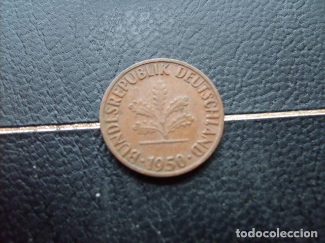 Monedas antiguas de Europa: ALEMANIA ( REP. FEDERAL ) 1 PFENNIG 1950 F
