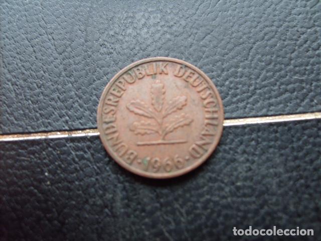 Monedas antiguas de Europa: ALEMANIA ( REP. FEDERAL ) 1 PFENNIG 1966 J