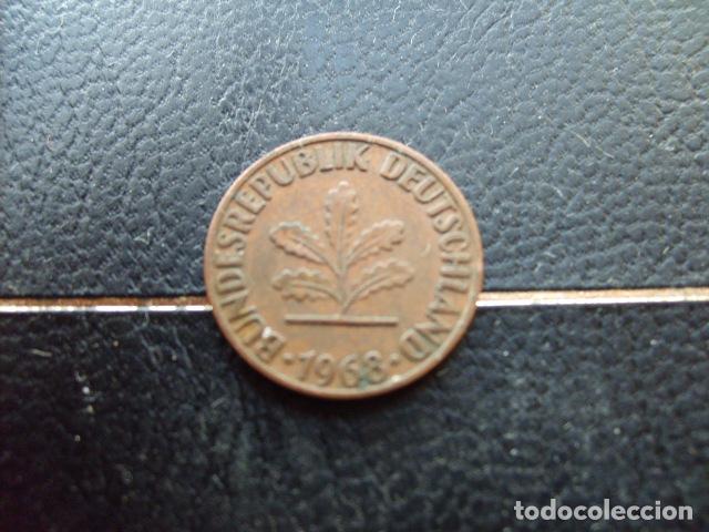 Monedas antiguas de Europa: ALEMANIA ( REP. FEDERAL ) 1 PFENNIG 1968 D