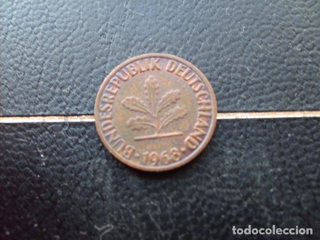 Monedas antiguas de Europa: ALEMANIA ( REP. FEDERAL ) 1 PFENNIG 1968 F
