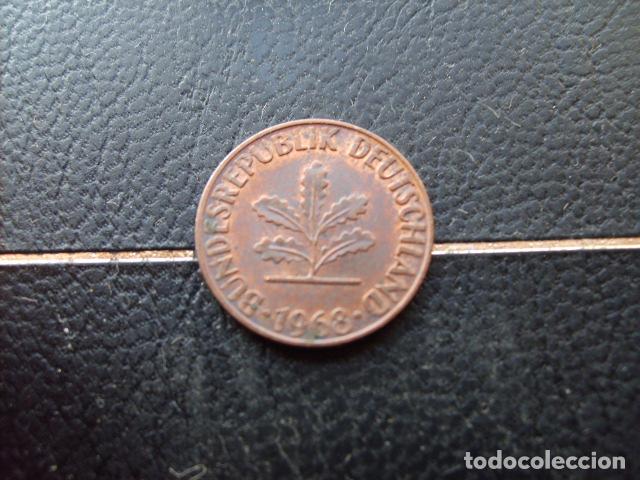 Monedas antiguas de Europa: ALEMANIA ( REP. FEDERAL ) 1 PFENNIG 1968 G