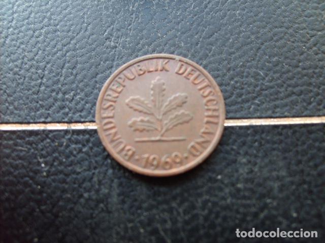 Monedas antiguas de Europa: ALEMANIA ( REP. FEDERAL ) 1 PFENNIG 1969 G