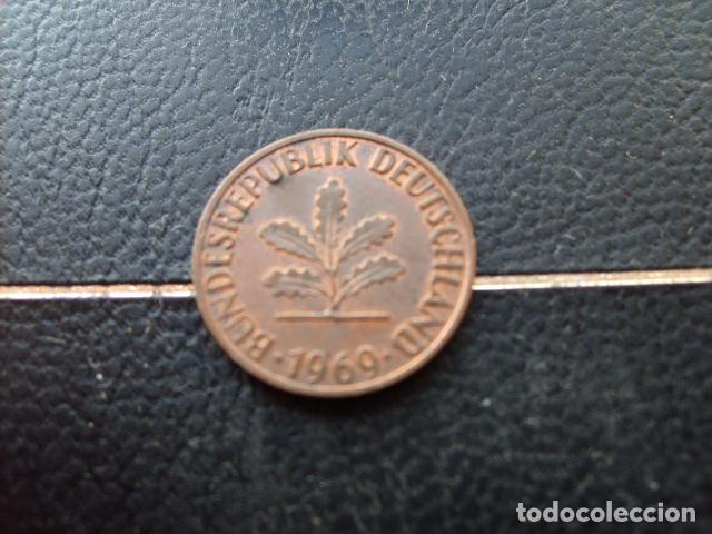 Monedas antiguas de Europa: ALEMANIA ( REP. FEDERAL ) 1 PFENNIG 1969 J