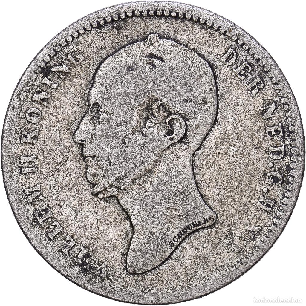Monedas antiguas de Europa: [#1167942] Pa&iacute;ses Bajos, William II, 25 Cents, 1849, Plata, BC+, KM:76
