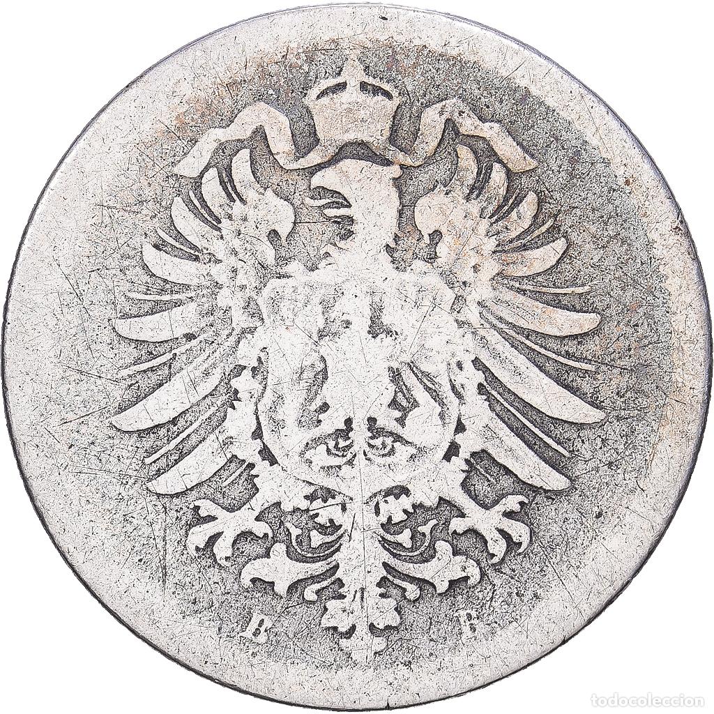 Monedas antiguas de Europa: [#1167969] ALEMANIA - IMPERIO, Wilhelm I, 20 Pfennig, 1874, Hannover, Plata, BC+, KM:5