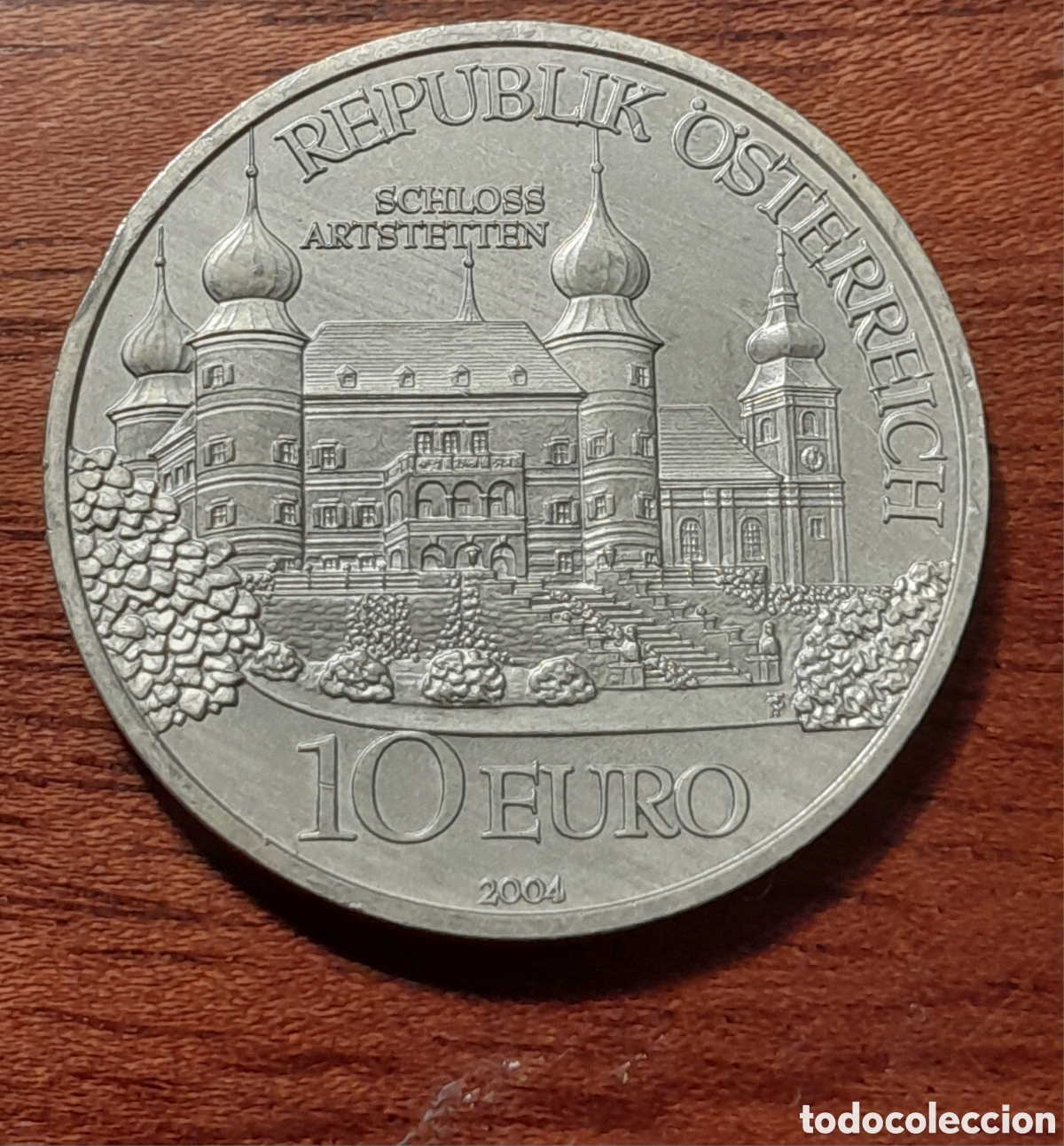 Monedas antiguas de Europa: Austria, 10 euros 2004, moneda plata